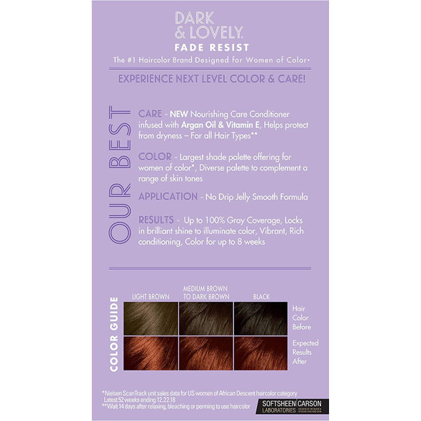 Dark and Lovely Fade Resistant Rich Conditioning Color, No. 376, Red Hot Rhythm, 1 ea