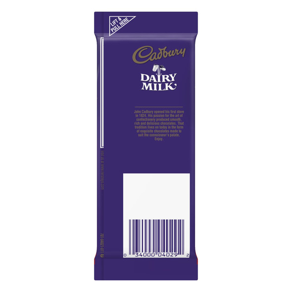 CADBURY DAIRY MILK Fruit & Nut Milk Chocolate Candy Bars, 3.5 oz (14 Count)