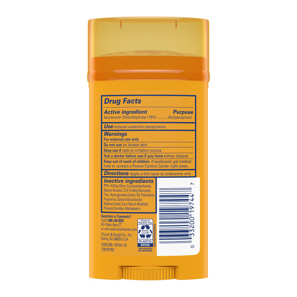 ARM & HAMMER ULTRAMAX Anti-Perspirant Deodorant Active Sport 2.60 oz ( Pack of 1)