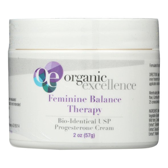 Organic Excellence - Feminine Balance ProG Cream - 2 oz