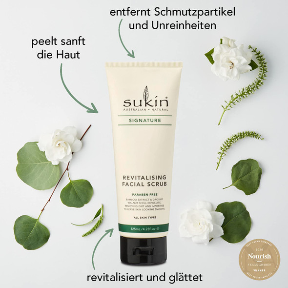 Sukin Signature Revitalising Facial Scrub by Sukin for Women - 4.23 oz Scrub