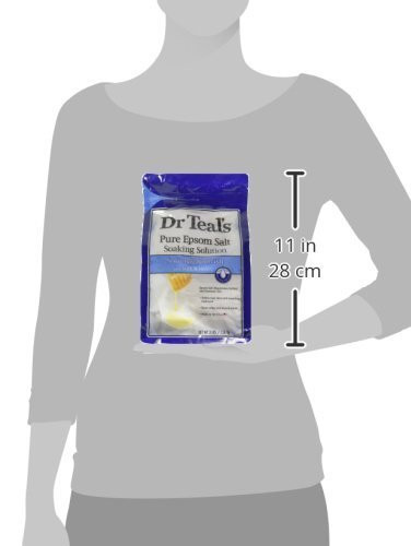 Dr Teals Epsom Salt Soaking Solution Soften & Nourish with Milk & Honey 3 lbs