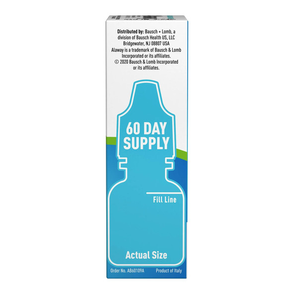 Bausch & Lomb Alaway Itch Relief Eye Drops-0.34 oz, 2 ct (Quantity of 2)