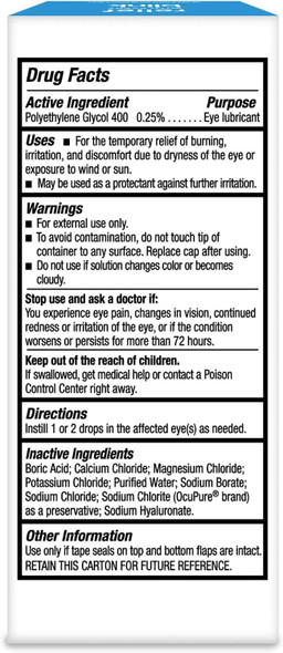 blink Gel Tears Lubricating Eye Drops 10 mL (Pack of 6)