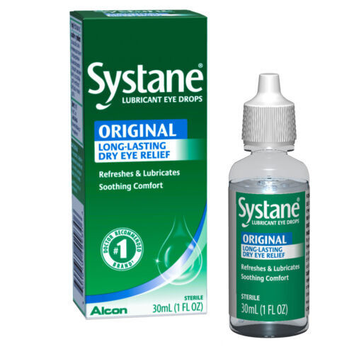 Alcon Systane Lubricant Eye Drops Soothing Comfort Dry Eye Relief Sterile 1 oz