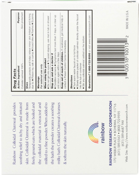 RAINBOW RESEARCH Colloidal Oatmeal Bath, 1.5 OZ