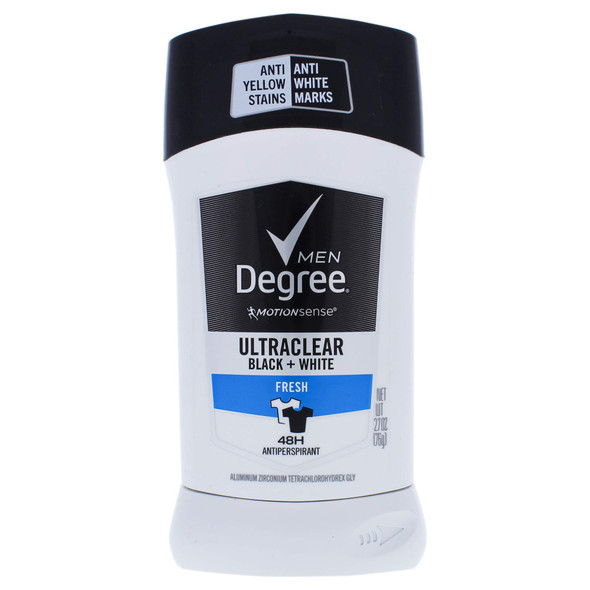 Degree Men UltraClear Antiperspirant Deodorant Fresh 72-Hour Sweat & Odor Protection Antiperspirant For Men With MotionSense Technology 2.7 oz