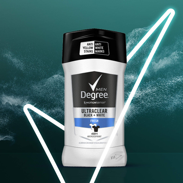 Degree Men UltraClear Antiperspirant Protects from Deodorant Stains Fresh Mens Deodorant 2.7 oz