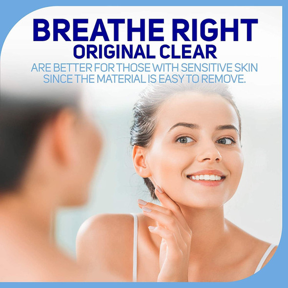 Breathe Right Nasal Strips Clear Large - 30 Strips