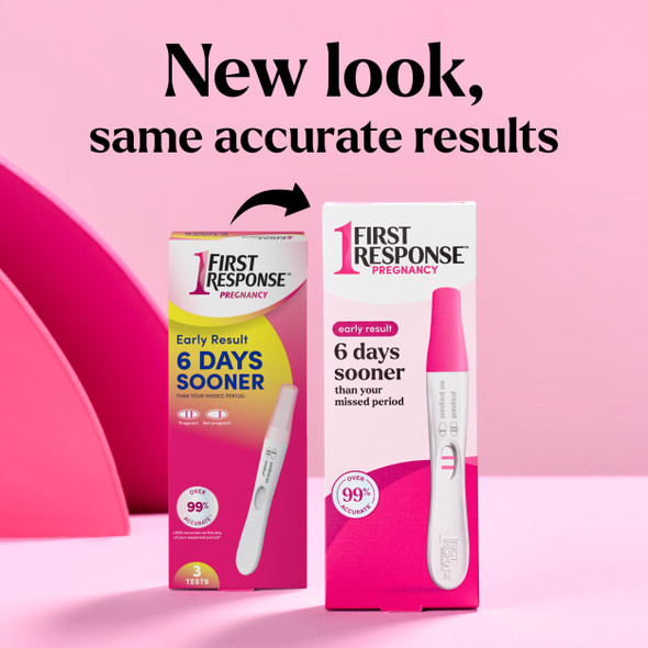 First Response Early Result Pregnancy Test, 3 Pack (Packaging & Test Design May Vary)