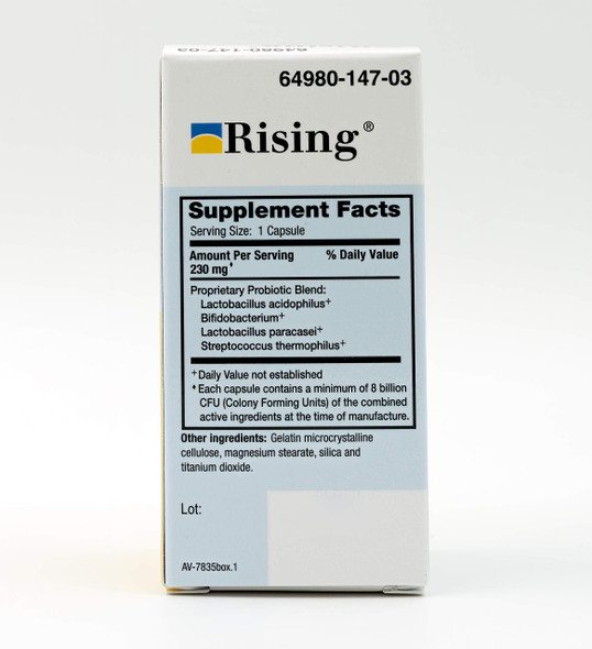 Rising Health - Risaquad 230mg - Probiotic Dietary Supplement Capsules - 30 Count