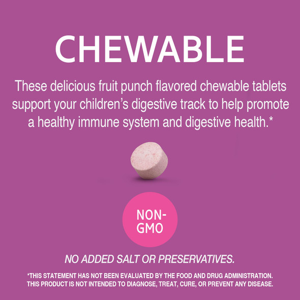 21st Century Zoo Friends Probiotic Chewable, Fruit Punch Flavors, 30 Count