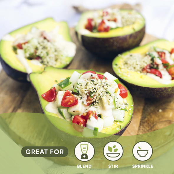 Nutiva Organic Raw Shelled Hemp Seed, 12 Oz, USDA Organic, Non-GMO, Non-BPA, Whole 30 Approved, Vegan, Gluten-Free & Keto, 10g Protein and 12g Omegas per Serving for Salads, Smoothies & More