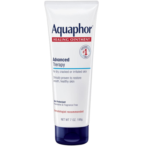 Aquaphor Healing Ointment for Dry/Cracked/Irritated Skin Protectant, 7 Ounce by Aquaphor