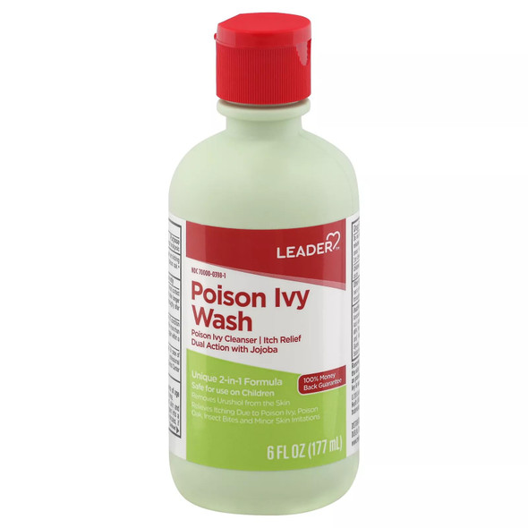 LEADER Calamine Anti-Itch Lotion, Medicated External Analgesic Skin Protectant Lotion for Fast-Acting Itch Relief, Poison Ivy, Insect Bites, Chicken Pox