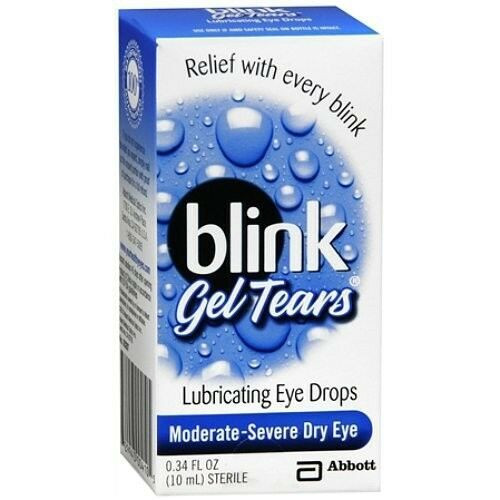 Blink Gel Tears Lubricating Eye Drop Moderate Severe Dry Relief Sterile 0.34oz