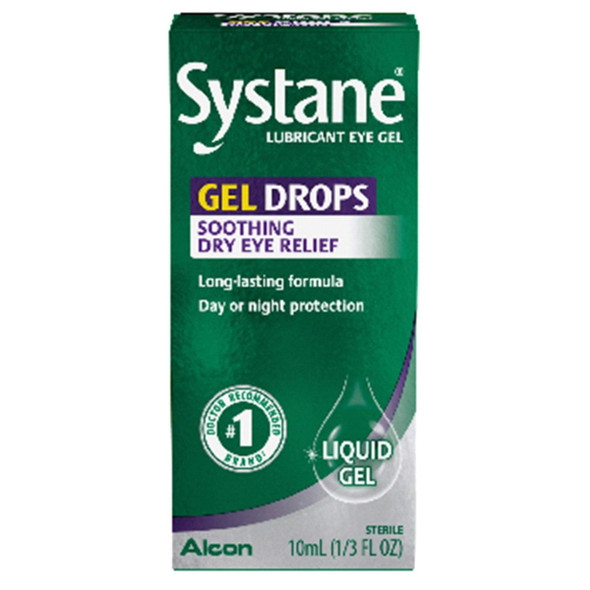 Systane Soothing Dry Irritated Eye Drops Lubricant Intensive Shield, 0.33oz