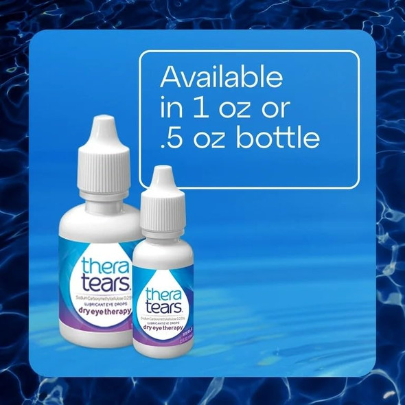 TheraTears Extra Dry Eye Therapy Lubricating Eye Drops for Dry Eyes, 0.5 Fl Oz