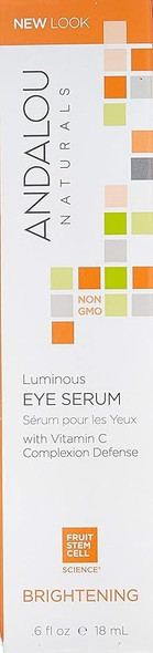 Andalou Naturals Luminous Eye Serum 0.60 fl. Ounce