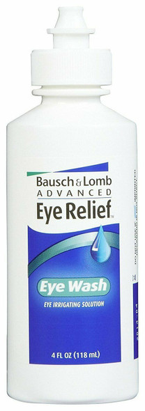 Bausch & Lomb Advanced Eye Relief Wash Irrigating Solution Cleanse Soothe 4oz