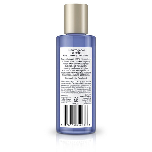 OIL FREE EYE MAKEUP REMOVER 5.5OZ