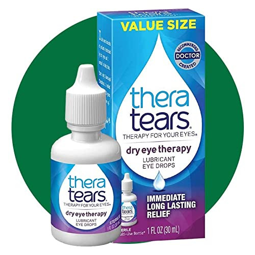 TheraTears Dry Eye Therapy Eye Drops for Dry Eyes, 1.0 Fl Oz