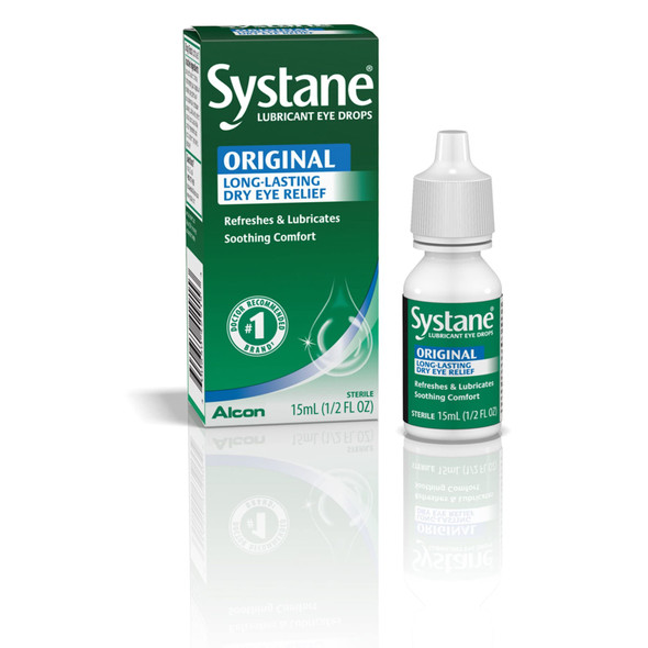 Systane Long Lasting Lubricant Eye Drops, 0.5 Fl Oz (Pack of 1)
