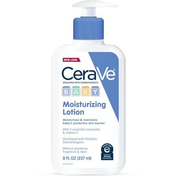 CeraVe Baby Moisturizing Lotion, 8 oz (Pack of 7)