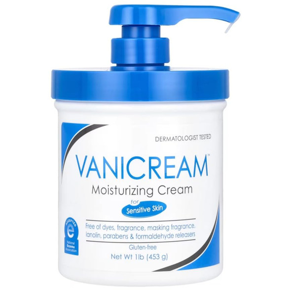 Vanicream Moisturizing Skin Cream for Sensitive Skin, 16 Oz
