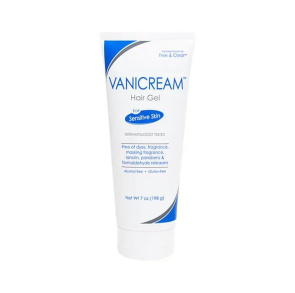 Vanicream Hair Styling Gel, Fragrance and Gluten Free, For Sensitive Skin, Unscented, 7 Oz, Packaging May Vary