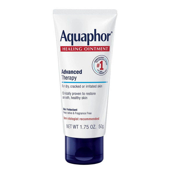 Aquaphor Healing Ointment for Dry, Cracked Or Irritated Skin 1.75 Ounce