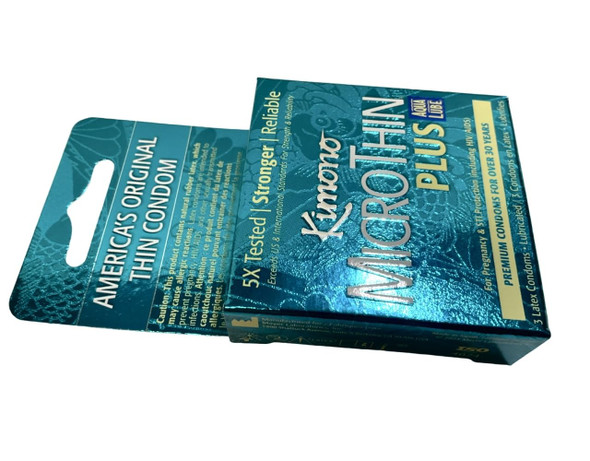 Kimono Microthin W/ Aqua Lube 3Pk