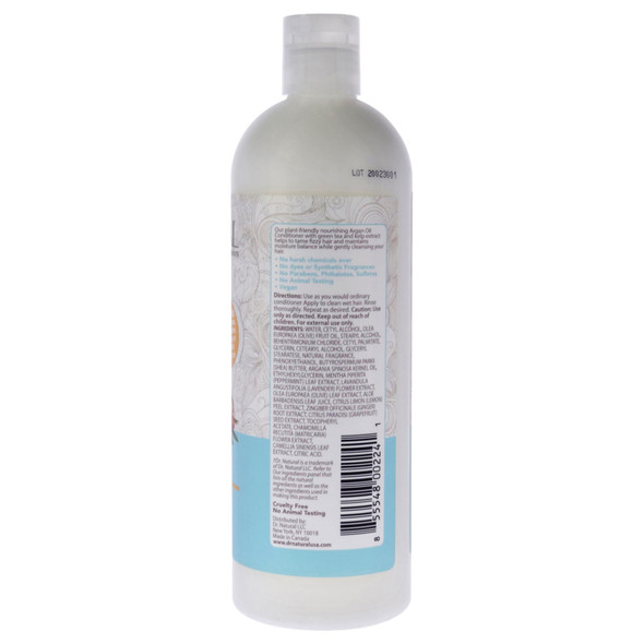 Dr. Natural Nourishing Argan Oil Hair Conditioner - Hydrating Conditioner for Women and Men with Shea Butter - Frizz Control and Hair Growth - 16 oz