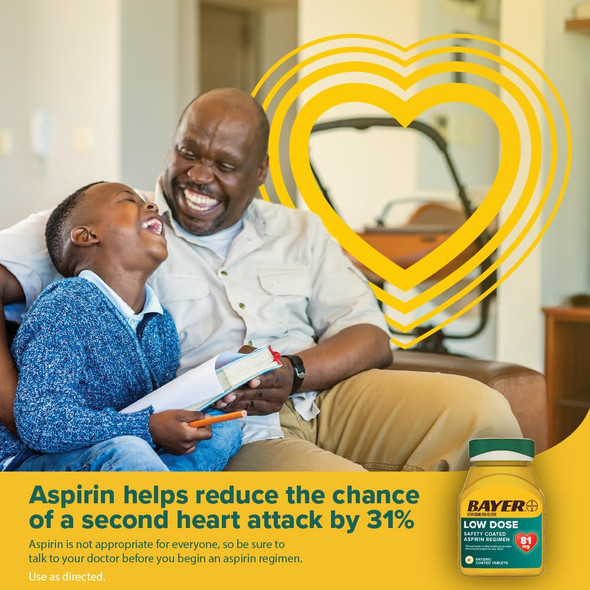 Bayer Aspirin Regimen Low Dose Enteric Coated Tablets, 81 mg, 200 Count