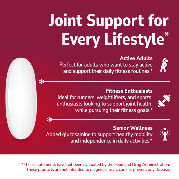 21st Century Glucosamine Chondroitin 750/600mg - Triple Strength, Tablets, 150 Count