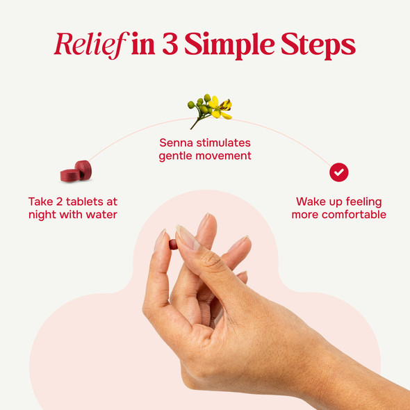 Prunelax Ciruelax Regular Strength Laxative Mini Tablets - Overnight Relief for Occasional Constipation, Senna Extract, Vegan & Gluten-Free, Gentle Relief - 60ct