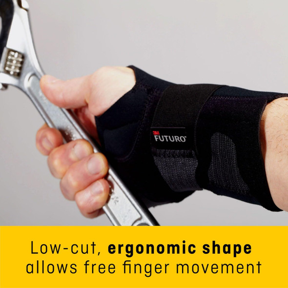 FUTURO Compression Stabilizing Wrist Brace, Left Hand, S/M