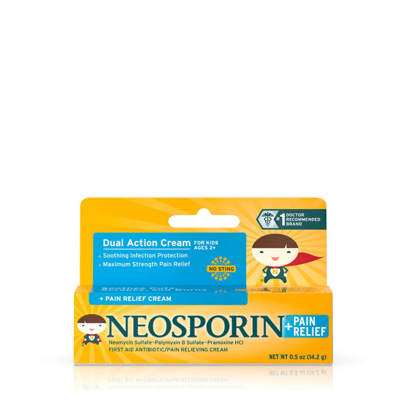 Neosporin +Pain Relief First Aid Antibiotic/Pain Relieving Cream, .5 oz.