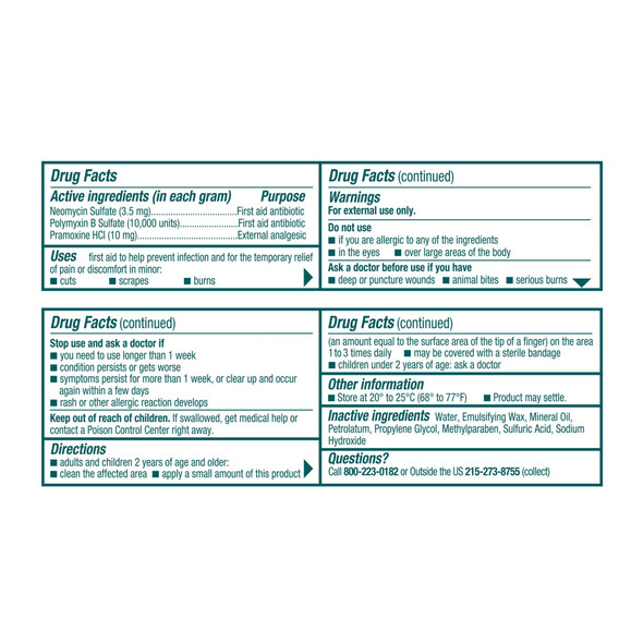 Neosporin + Pain Relief Dual Action Cream, .5 Oz