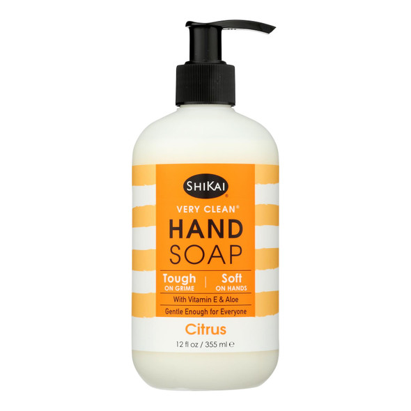 Shikai Products Hand Soap - Very Clean Citrus - 12 oz