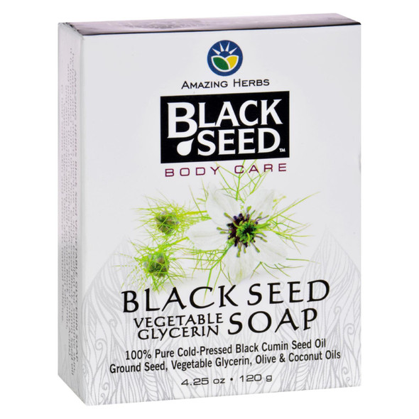 Black Seed Bar Soap - Vegetable Glycerin - 4.25 oz