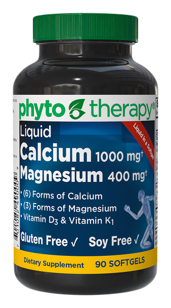 Phyto-Therapy Liquid Calcium - 1000 mg - 90 Softgels