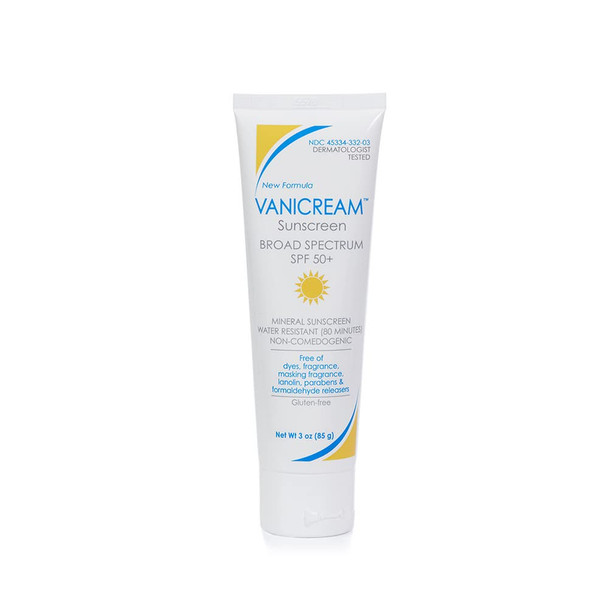 Vanicream - Mineral Sunscreen Cream - SPF 50 Plus - 3 oz