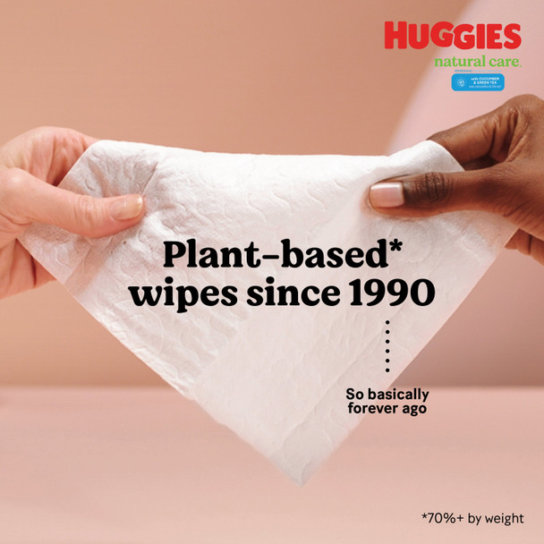 Huggies Natural Care Refreshing Baby Wipes, Scented, 15 Flip-Top Packs (960 Wipes Total)
