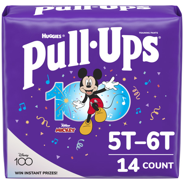 Pull-Ups Boys' Potty Training Pants, 5T-6T (46+ lbs), 14 Count