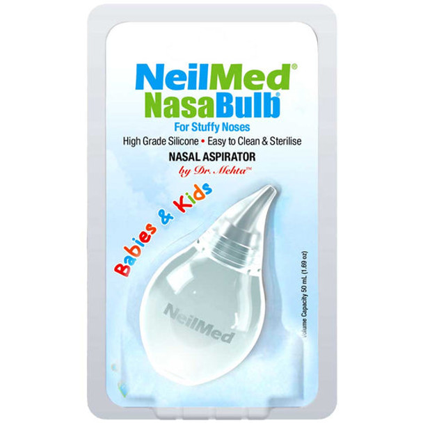 NeilMed NasaBulb for Stuffy Noses, Nasal Aspirator for Babies, Soft Silicone Tip & Bulb, Sterilizable, 1 count