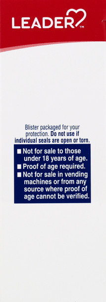 Leader Nicotine Polacrilex Gum Smoking Aid Sugar Free Coated Ice Mint 4mg, 100 Count