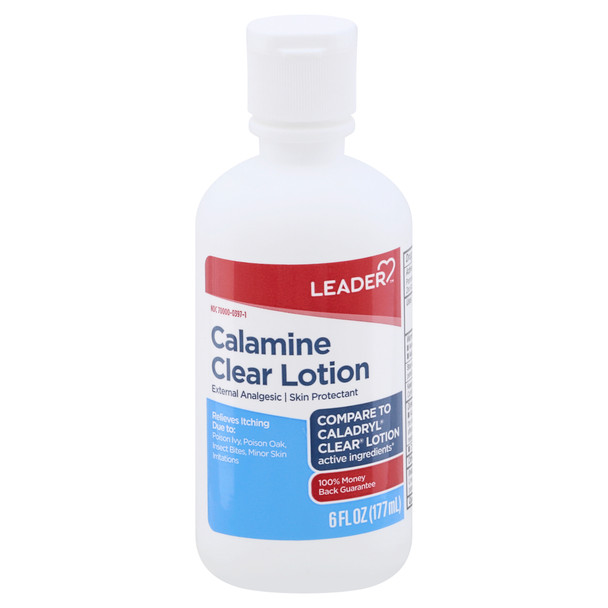Leader Calamine Clear Lotion 6 Oz