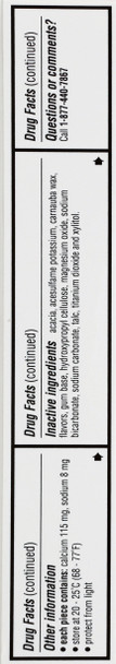 Leader Nicotine Gum Sugar Free Coated Mint 2 mg, 10 Count