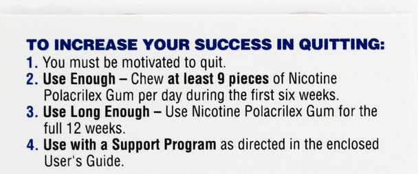 Leader Nicotine Gum Sugar Free Coated Mint 2 mg, 10 Count